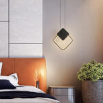 Teebo Led metal ceiling light in black shade 23.5x20x29.5cm - Image 2