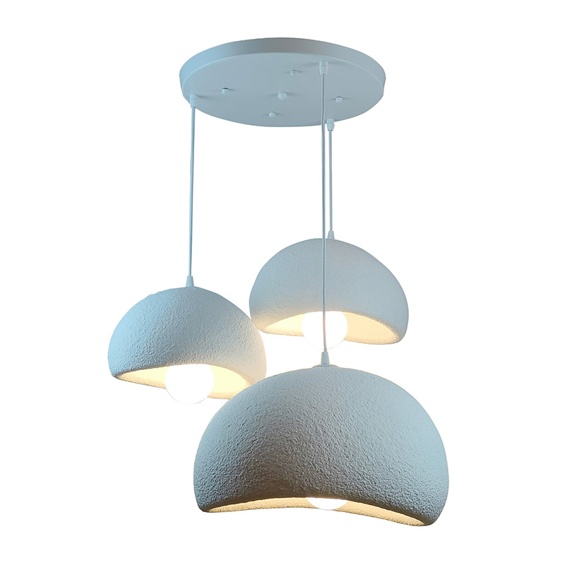 342-000136 Bertow metal-ps ceiling light in white shade D40x100cm - Image 1