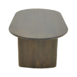 Coffee table Flute solid mango wood wenge 130x65x40cm - Слика 5