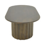 Coffee table Flute solid mango wood wenge 130x65x40cm - Слика 6