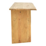 Mende console solid acacia wood in natural shade 110x50x76cm - Image 4