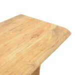 Mende console solid acacia wood in natural shade 110x50x76cm - Image 5
