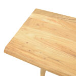 Mende console solid acacia wood in natural shade 110x50x76cm - Image 6
