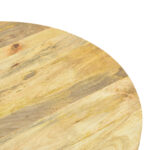 Coffee table Orban solid mango wood in natural color D80x45cm - Image 6