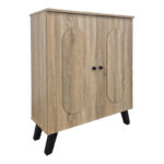 Shoe rack-cabinet Cathi sonoma 80x34x95cm - Image 3