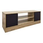 Sasa TV cabinet sonoma-anthracite 120x35x41.5cm - Image 3