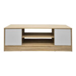 Sasa TV cabinet sonoma-white 120x35x41.5cm - Image 4