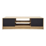 Sasa TV cabinet sonoma-anthracite 150x35x41.5cm - Image 4