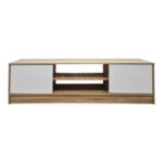 Sasa TV cabinet sonoma-white 150x35x41.5cm - Image 4