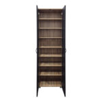 Shoe rack-wardrobe Racka sonoma-anthracite 58x34x186cm - Image 2