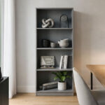 Kendy bookcase anthracite 60x30x167cm