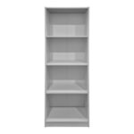 Kendy bookcase white 60x30x167cm - Image 3