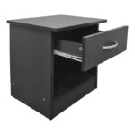 Bedy bedside table anthracite 40x34x42cm - Image 2