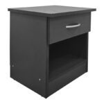 Bedy bedside table anthracite 40x34x42cm