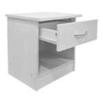 Bedy bedside table white 40x34x42cm - Image 2