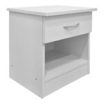 Bedy bedside table white 40x34x42cm