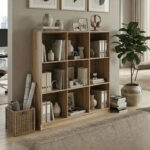 Gridea bookcase sonoma 119.5x30x121cm