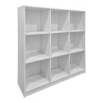 Gridea bookcase white 119.5x30x121cm - Image 2