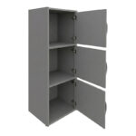 Soline column cabinet light grey 40x34.5x90.5cm - Image 2