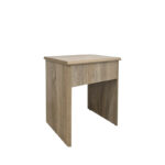 Larnia dressing table with mirror and stool sonoma 65x40x142cm - Image 4