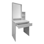 Larnia dressing table with mirror and stool white 65x40x142cm - Image 2