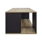 Zelegan coffee table sonoma-anthracite 90x90x44.5cm - Image 4