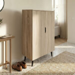 Oufelia shoe cabinet sonoma 60x32.5x134.5cm