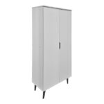 Oufelia shoe cabinet white 60x32.5x134.5cm - Image 3