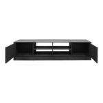 Tivia TV cabinet sonoma-anthracite 180x35x41.5cm - Image 2