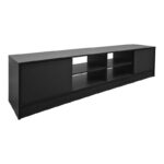 Tivia TV cabinet sonoma-anthracite 180x35x41.5cm - Image 3