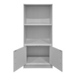 Tekaro bookcase white 60x30x120cm - Image 3