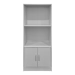 Tekaro bookcase white 60x30x120cm - Image 4