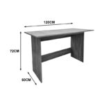 Work desk Taule anthracite 120x60x74cm - Image 5