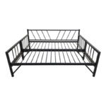 Bed-Sofa Remmie metal in black 90x190cm - Image 6