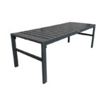 Gardenly Ι lounge set 4pcs aluminum in anthracite color with anthracite cushions - Image 5