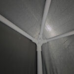 Gazebo metal frame - anthracite fabric 3x3m - Image 4