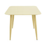 Vista aluminum table in champagne shade 80x80x72cm - Image 2