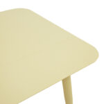 Vista aluminum table in champagne shade 80x80x72cm - Image 4