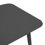 Vista aluminum table in black shade 80x80x72cm - Image 4