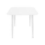 Vista aluminum table in white shade 80x80x72cm - Image 3