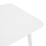 Vista aluminum table in white shade 80x80x72cm - Image 4
