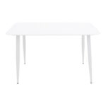 Vista aluminum table in white shade 150x80x72cm - Image 2