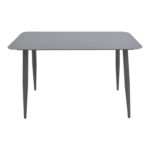 Vista aluminum table in anthracite shade 150x80x72cm - Image 2