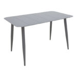 Vista aluminum table in anthracite shade 150x80x72cm