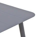 Vista aluminum table in anthracite shade 150x80x72cm - Image 4
