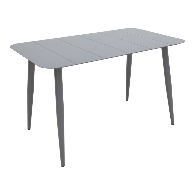 404-000044 Vista aluminum table in anthracite shade 150x80x72cm - Image 1
