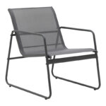 Outdoor living set Veranda textilene-metal in anthracite color - Image 6