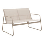 Outdoor living set Veranda textilene-metal in cappuccino color - Image 3