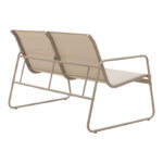 Outdoor living set Veranda textilene-metal in cappuccino color - Image 4