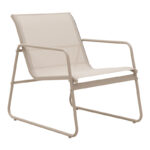 Outdoor living set Veranda textilene-metal in cappuccino color - Image 6